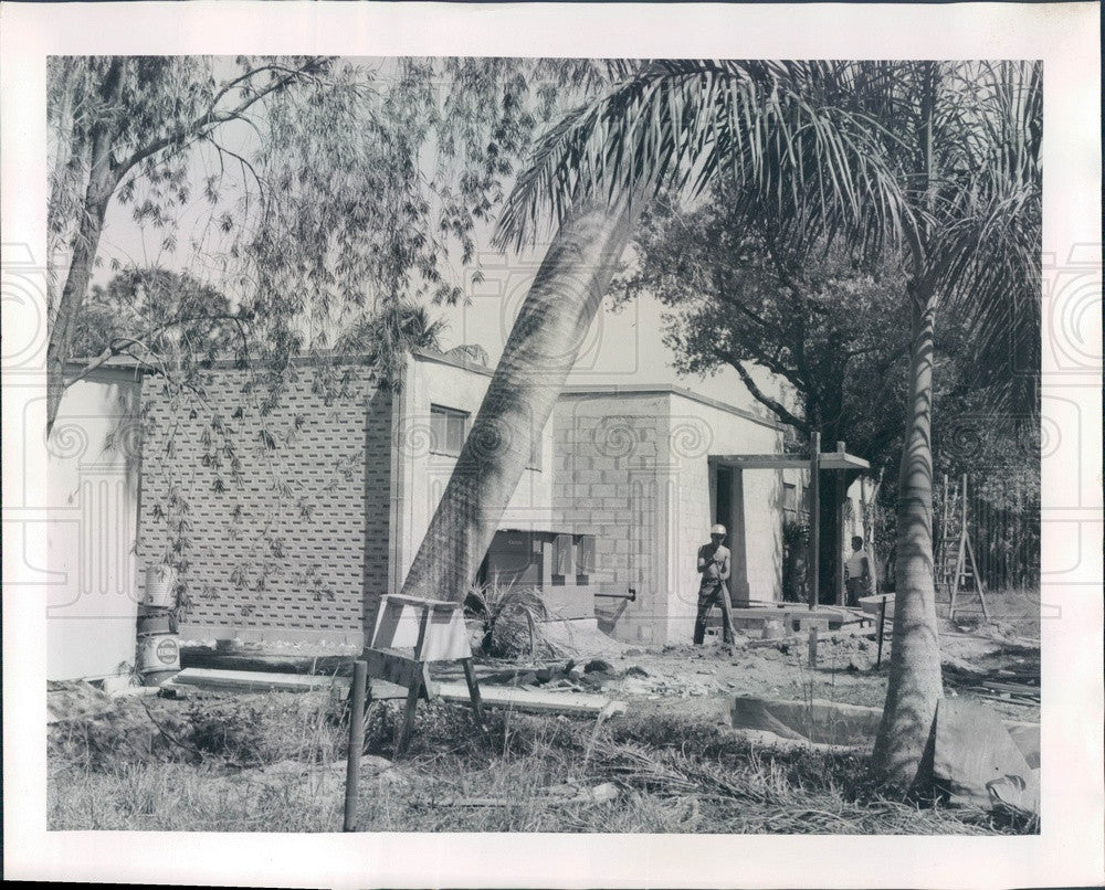 1962 Punta Gorda, Florida Charlotte Medical Center Construction Press Photo - Historic Images