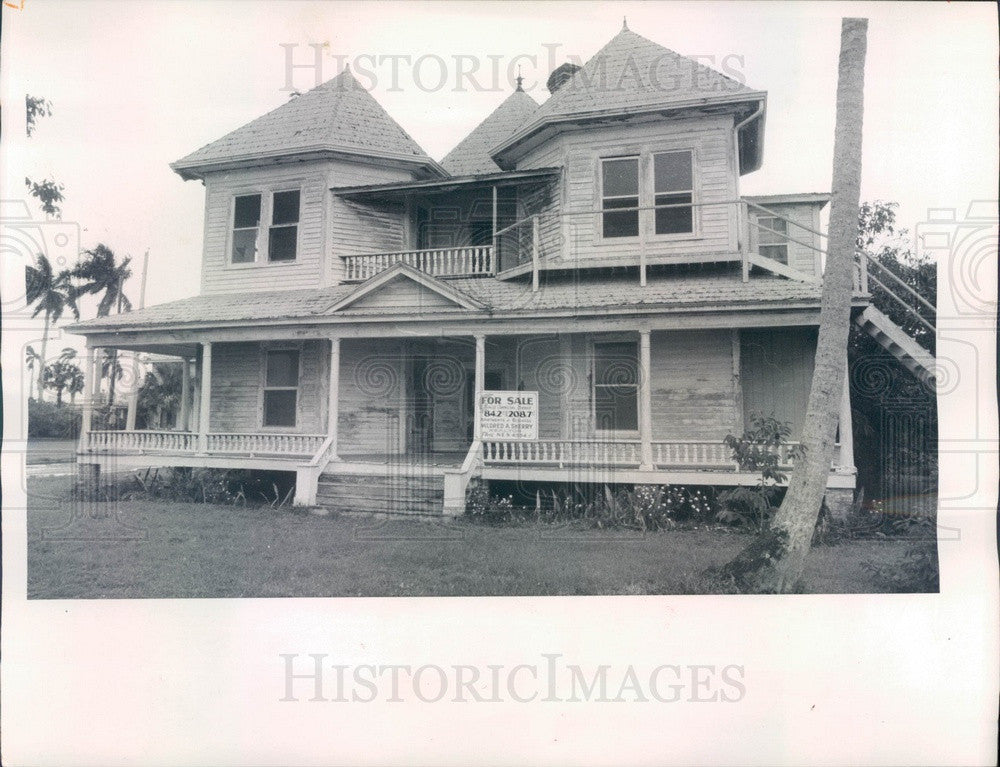 1969 Punta Gorda, Florida Morgan House Historical Landmark Press Photo - Historic Images