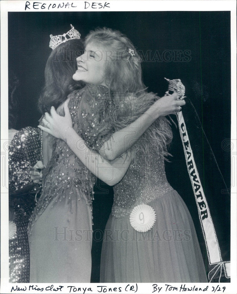 1987 Miss Clearwater, Florida Tonya Jones Press Photo - Historic Images