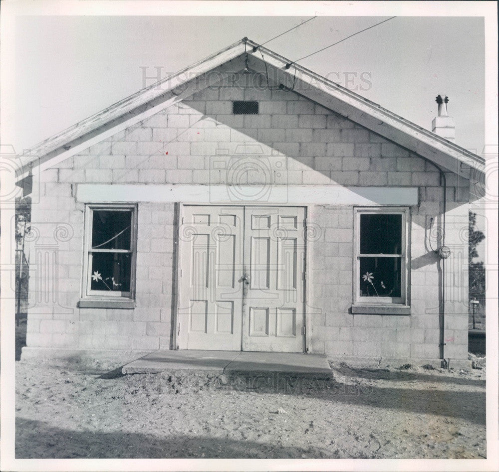 1963 Port Richey, Florida Booker T. Washington School Press Photo - Historic Images