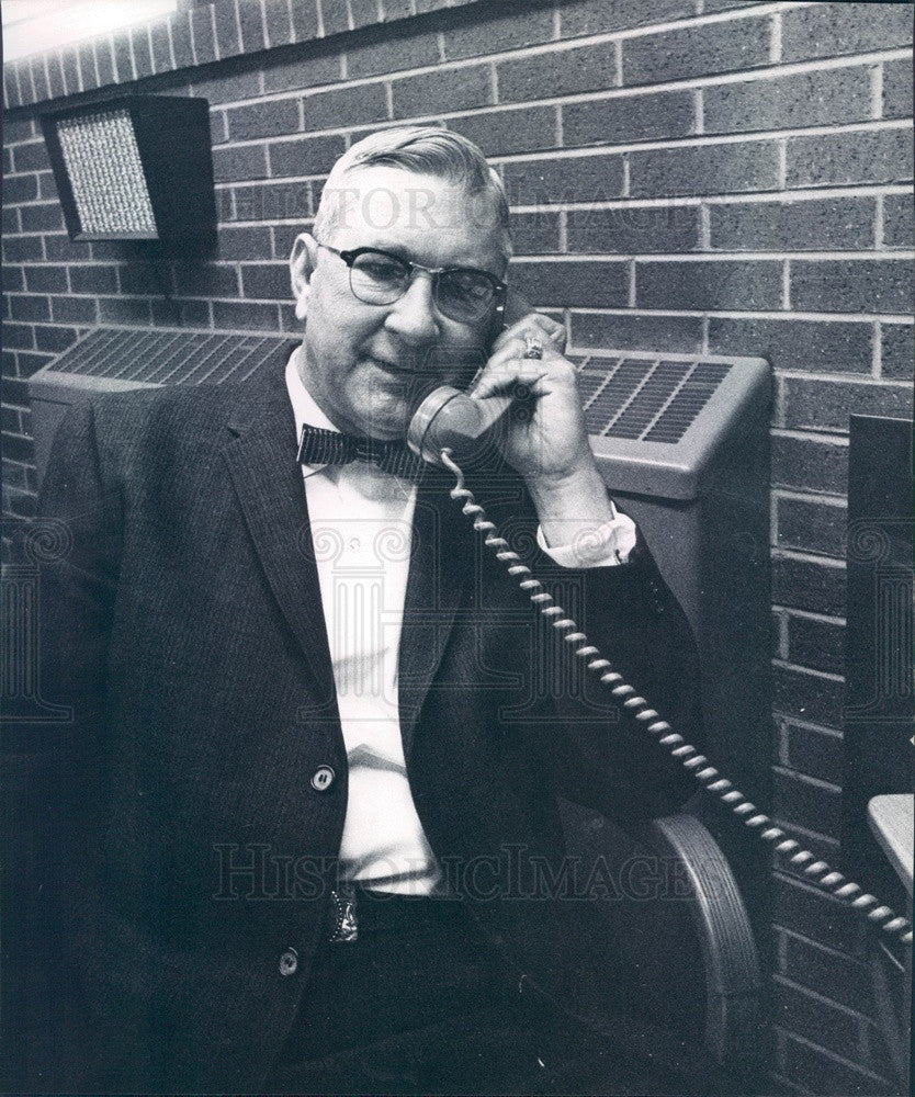 1962 Aurora, Colorado Police Chief Spencer Garrett Press Photo - Historic Images