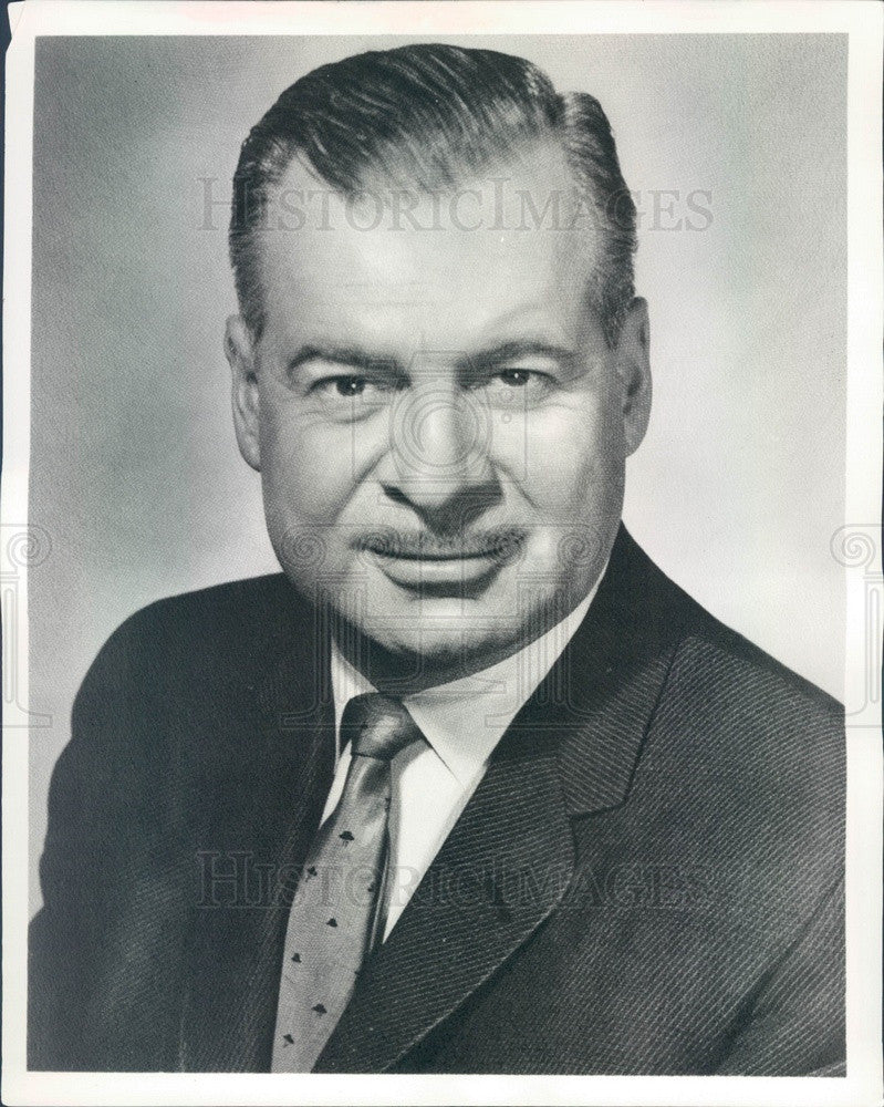 1963 ABC News Anchorman Ron Cochran Press Photo - Historic Images