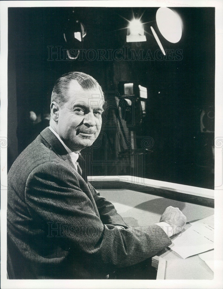 1964 ABC News Anchorman Ron Cochran Press Photo - Historic Images