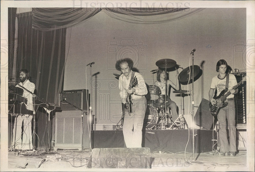 1976 St Petersburg, FL Teen Coffeehouse Papa&#39;s Dream House Band Press Photo - Historic Images