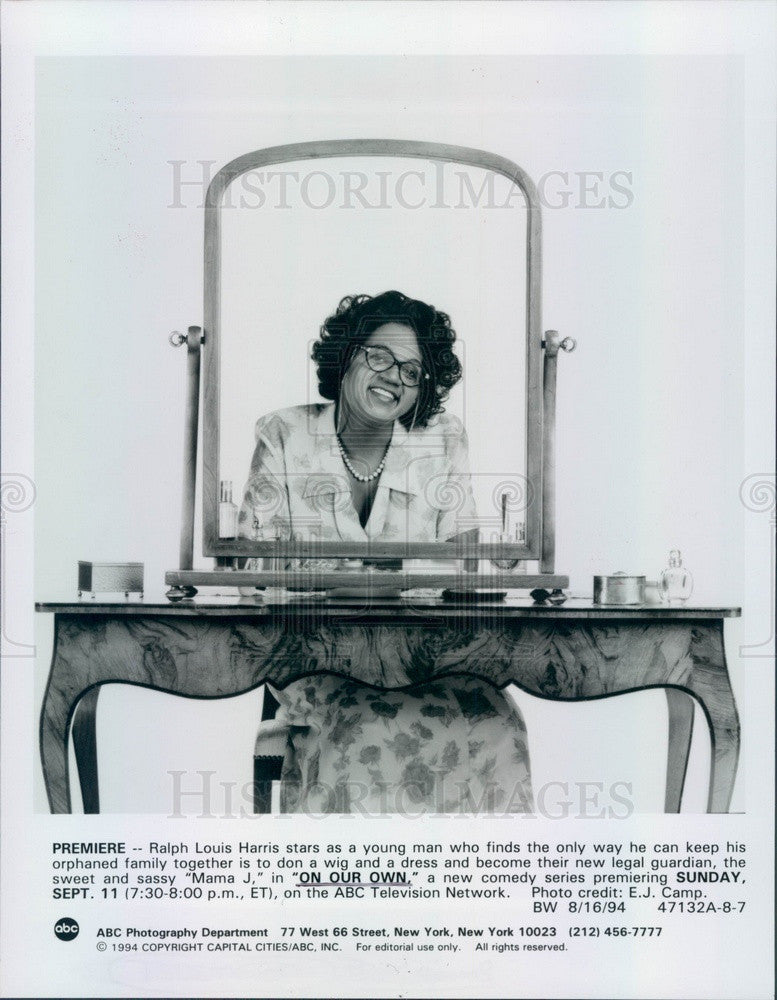 1994 Hollywood Comedian/Actor/Writer Ralph Harris TV Show On Our Own P ...