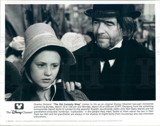 1995 Actor Sally Walsh/Tom Courtenay Disney's The Old Curiosity Shop Press Photo - Historic Images