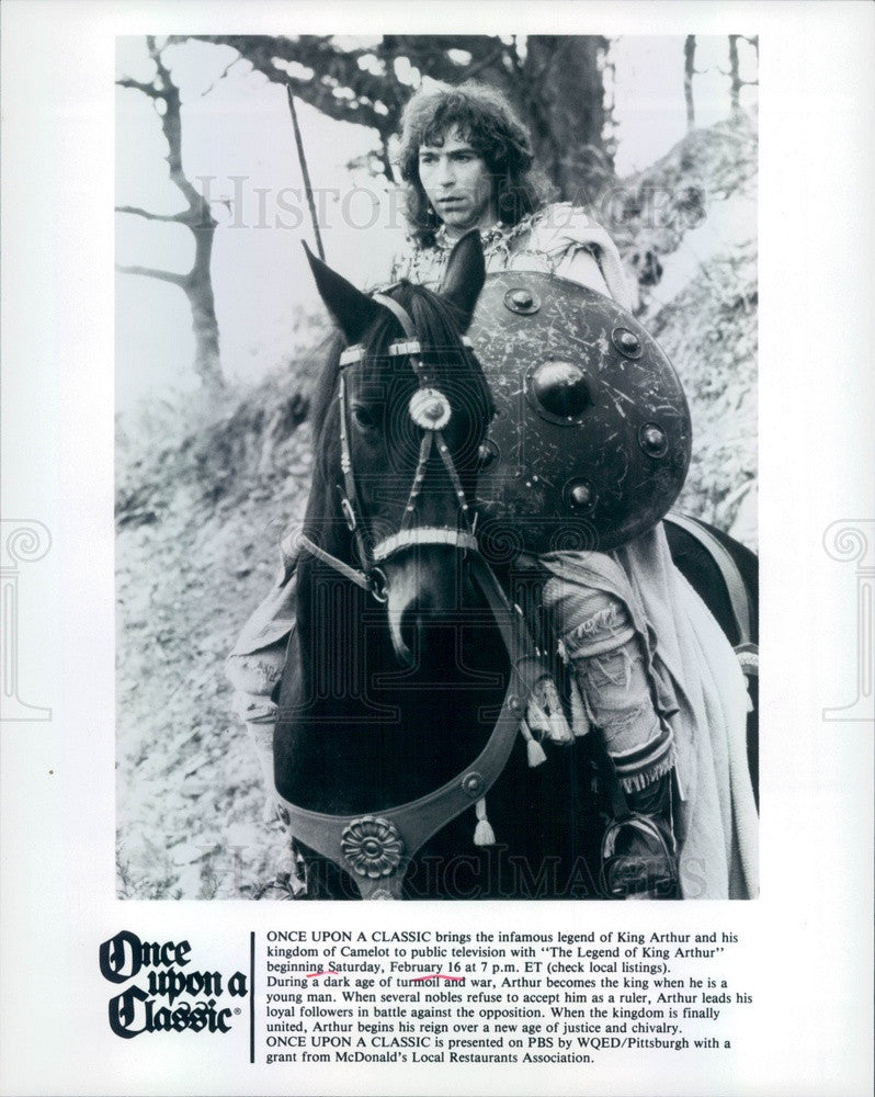 1980 PBS Once Upon a Classic&#39;s The Legend of King Arthur Press Photo - Historic Images