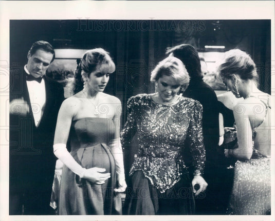 1991 Actors Karen Witter & Lynn Herring Soap Opera One Life to Live Press Photo - Historic Images