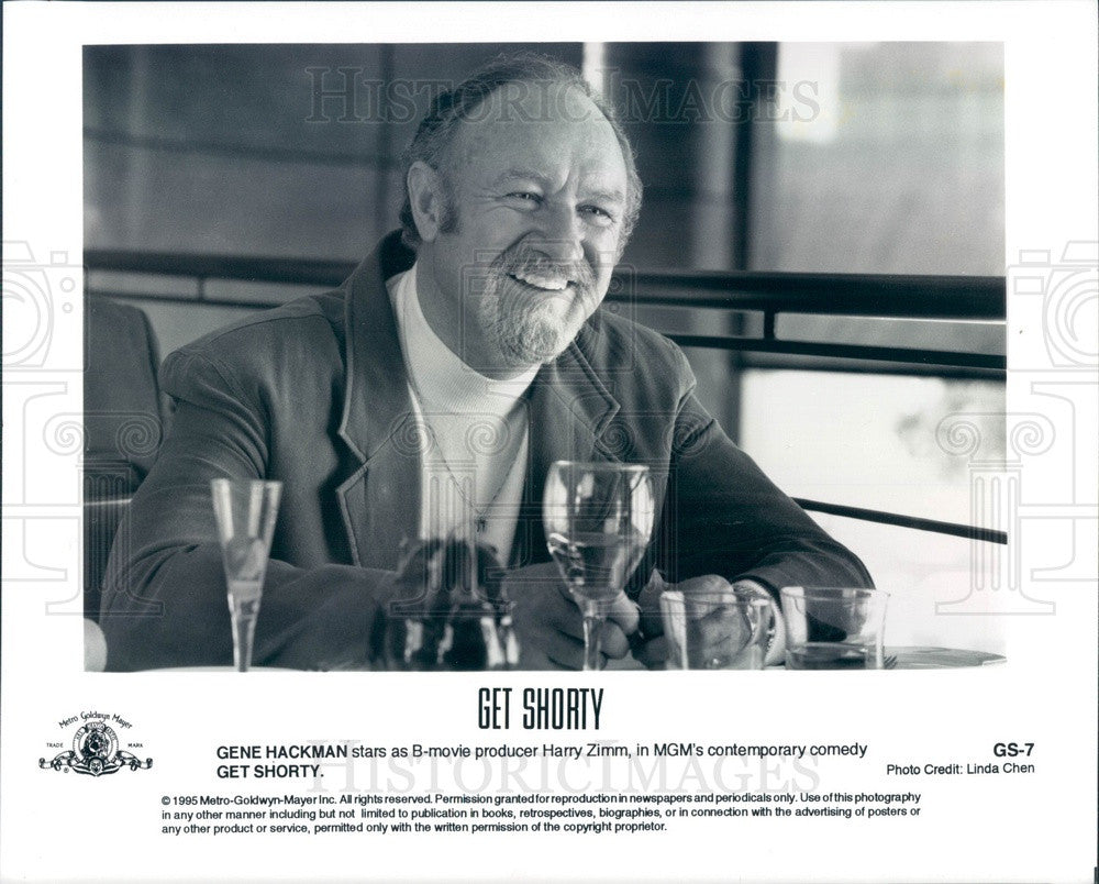 1995 American Hollywood Actor Gene Hackman in Get Shorty Press Photo - Historic Images