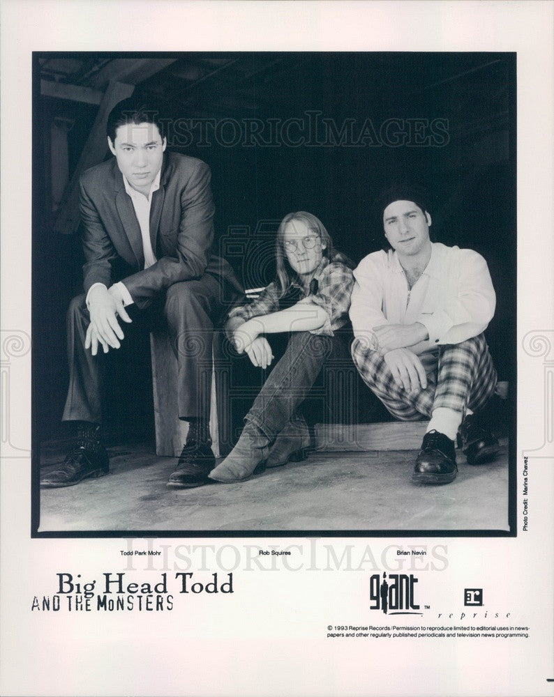 1994 American Rock Band Bighead Todd & the Monsters Press Photo - Historic Images