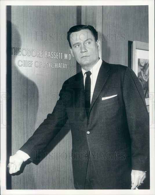 1963 American Hollywood Actor & Politician Wendell Corey Press Photo - Historic Images