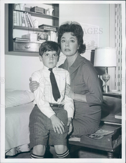 1963 Hollywood Actors Ruth Roman & Michael Crisalli Press Photo - Historic Images