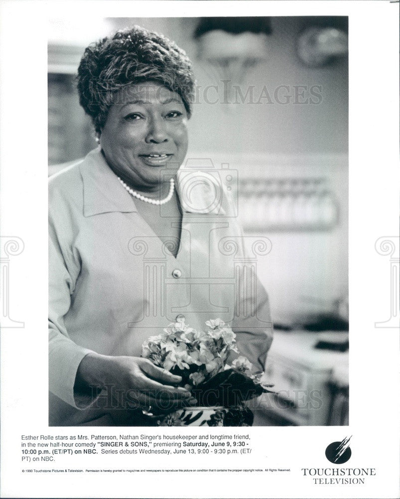 1996 American Actress Esther Rolle TV Show Singer &amp; Son&#39;s Press Photo - Historic Images