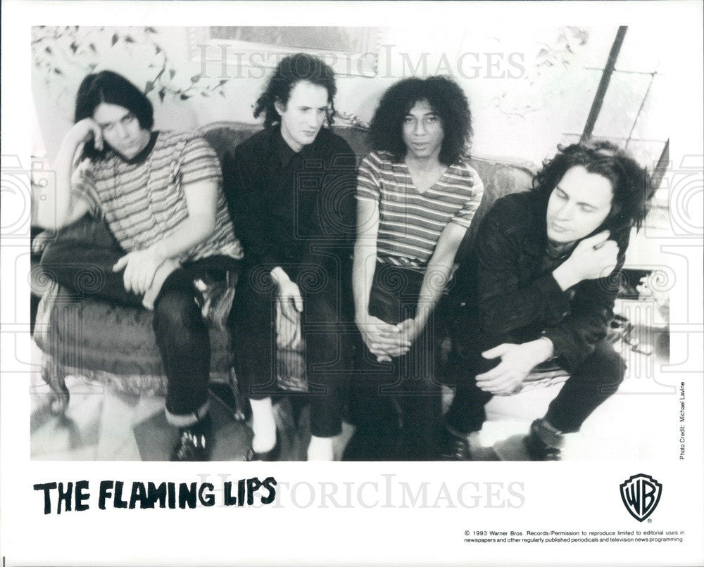 1993 American Alternative Rock Band The Flaming Lips Press Photo - Historic Images