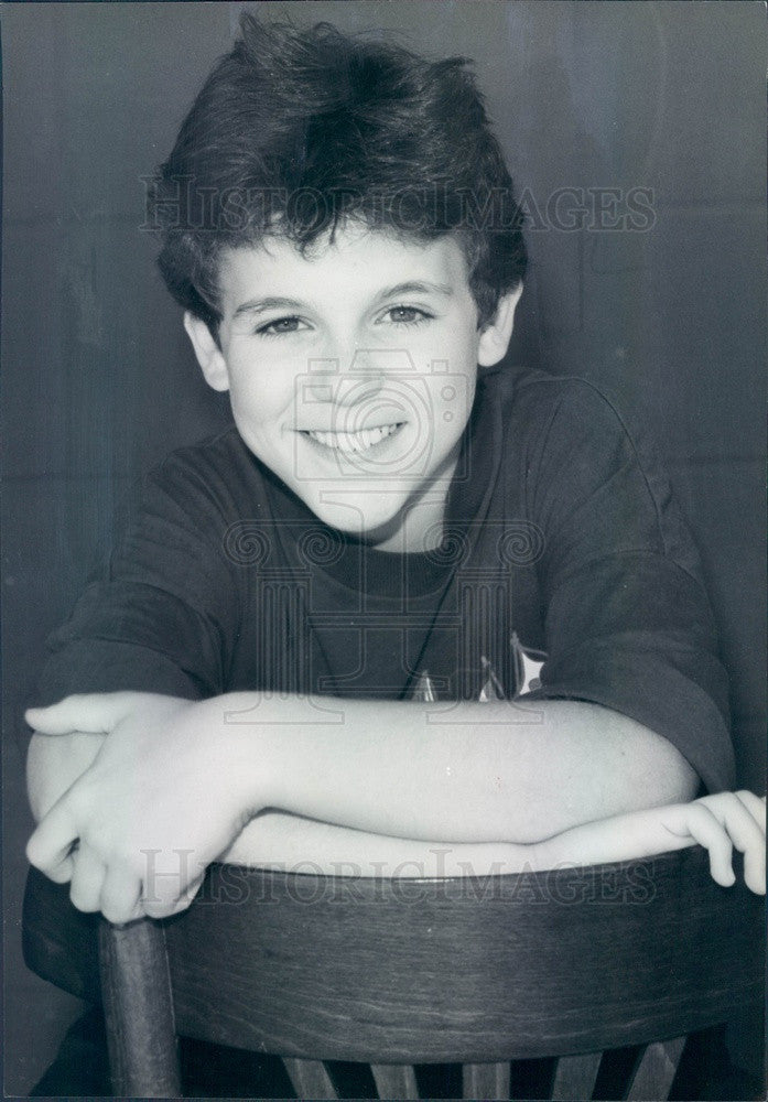 1989 American Actor/Director/Producer Fred Savage Press Photo - Historic Images