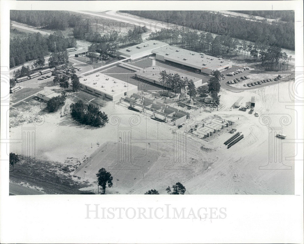 1982 Brooksville, Florida West Hernando Jr High School Addition Press Photo - Historic Images