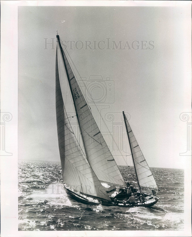 1962 St Petersburg, Florida Racing Boat Robin Press Photo - Historic Images