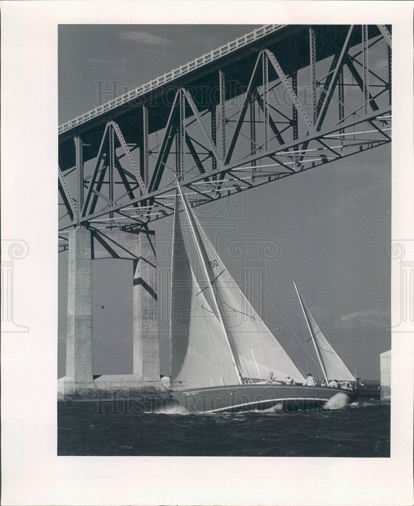 1962 St Petersburg, Florida Racing Boat Robin Press Photo - Historic Images