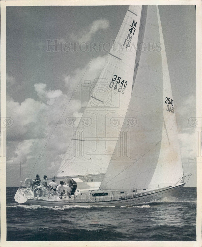 1969 St Petersburg, Florida Racing Boat Hombre Press Photo - Historic Images