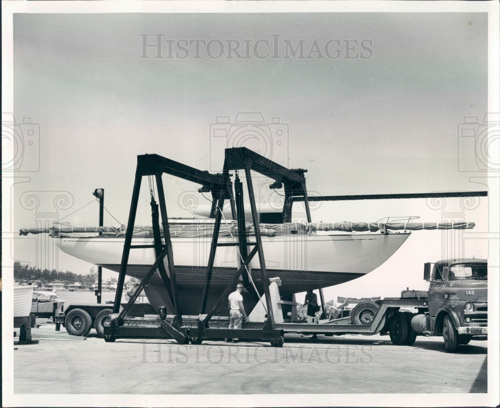 1961 Clearwater, Florida Ocean Racing Boat Osprey III, Kettenburg 40 Press Photo - Historic Images