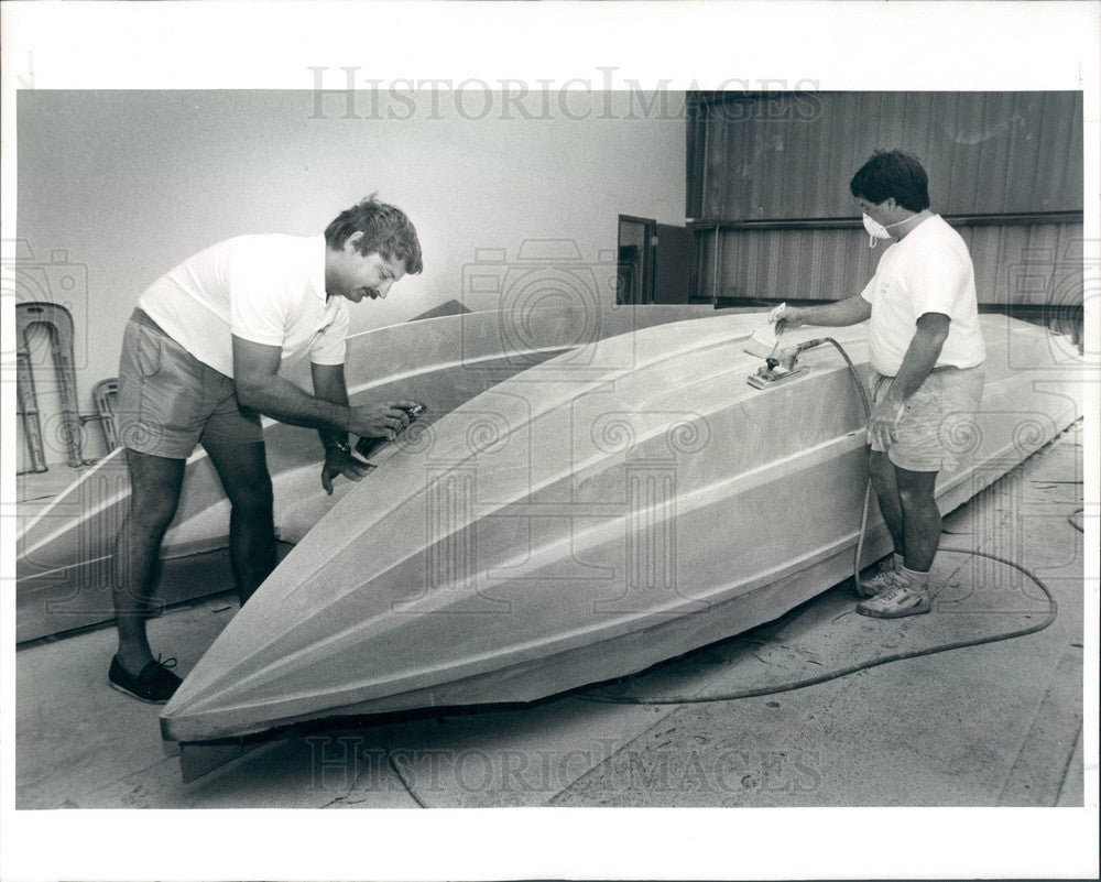 1993 St Petersburg, Florida Spectre Powerboats President Jay Pilini Press Photo - Historic Images