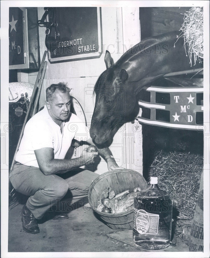 1959 Hillsdale, Michigan McDermott Stable for Racehorses Press Photo - Historic Images