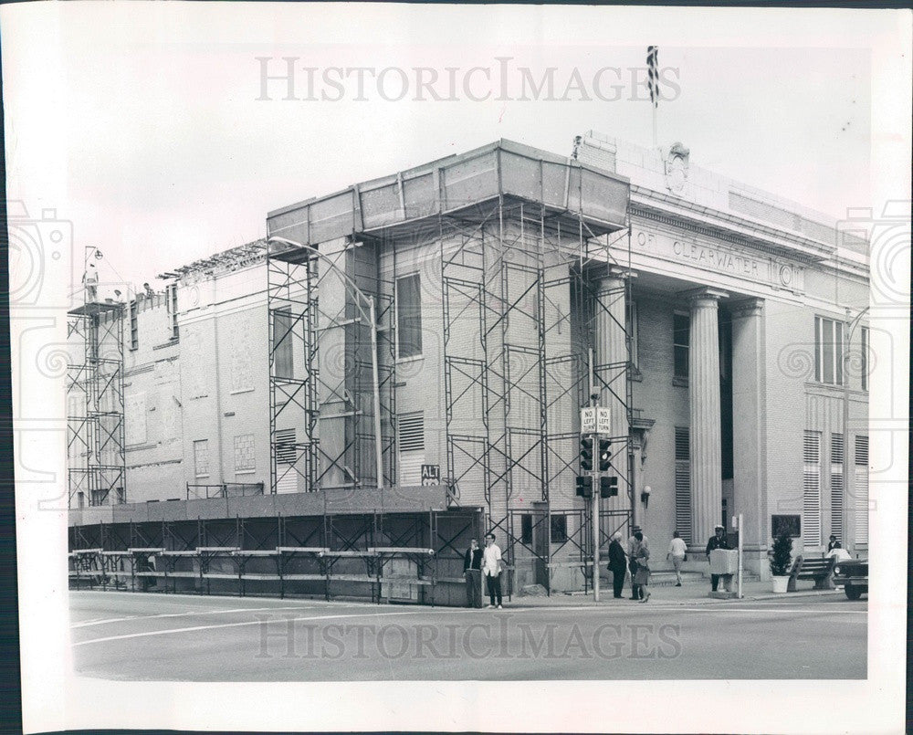 1964 Clearwater, Florida Bank of Clearwater Renovations Press Photo - Historic Images