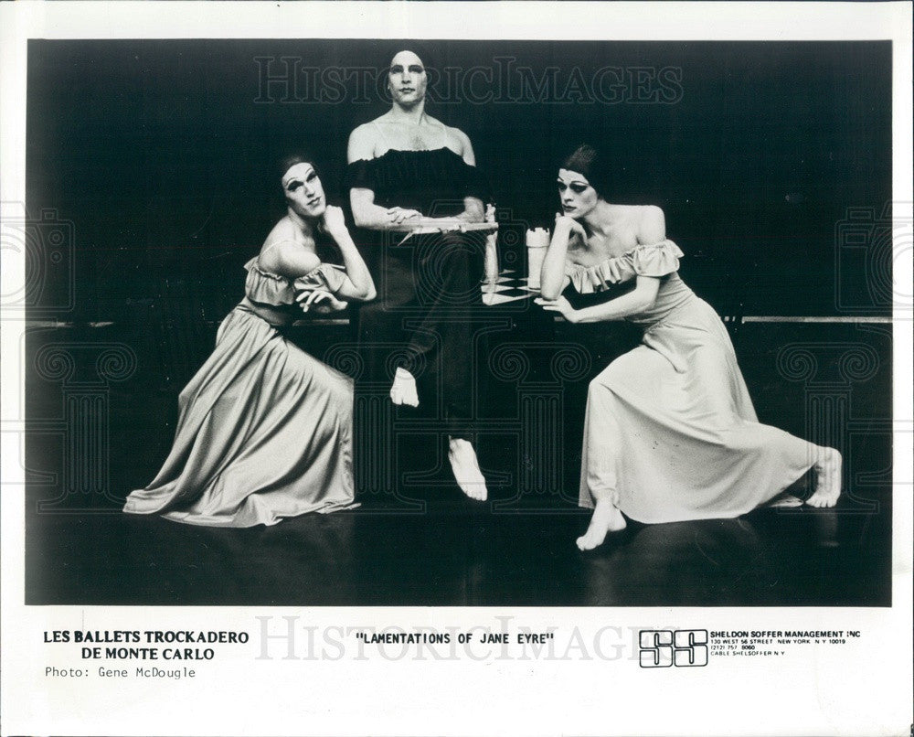 1986 Les Ballets Trockadero de Monte Carlo Performers Press Photo - Historic Images