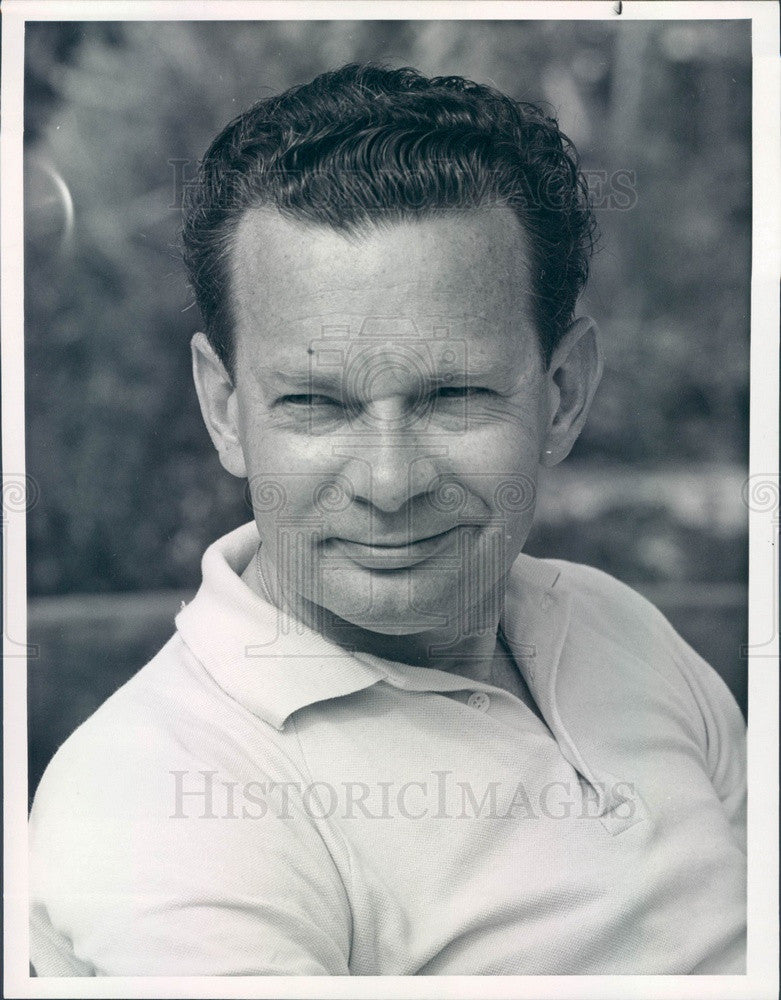 1963 TV News Anchorman David Brinkley Press Photo - Historic Images