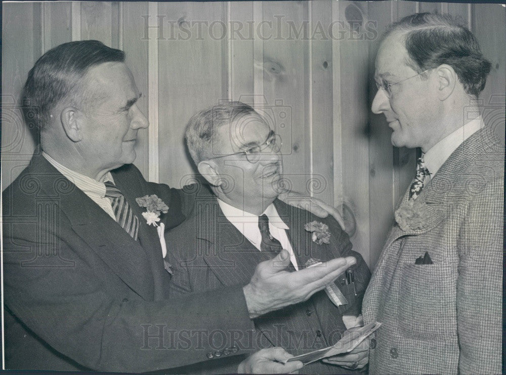 1940 Amateur Athletic Union Officials Jeremiah Mahoney Press Photo - Historic Images