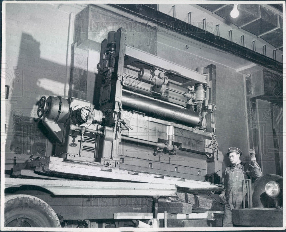 1950 Denver, Colorado Denver Post Building, New Presses Press Photo - Historic Images