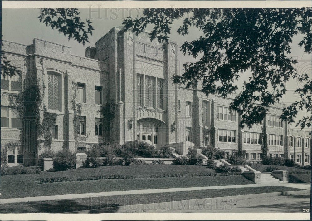 1934 Denver, Colorado Byers Junior High School Press Photo - Historic Images