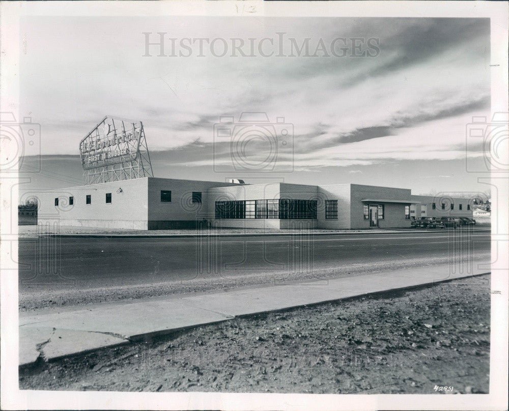 1951 Denver, Colorado BF Goodrich Building Press Photo - Historic Images