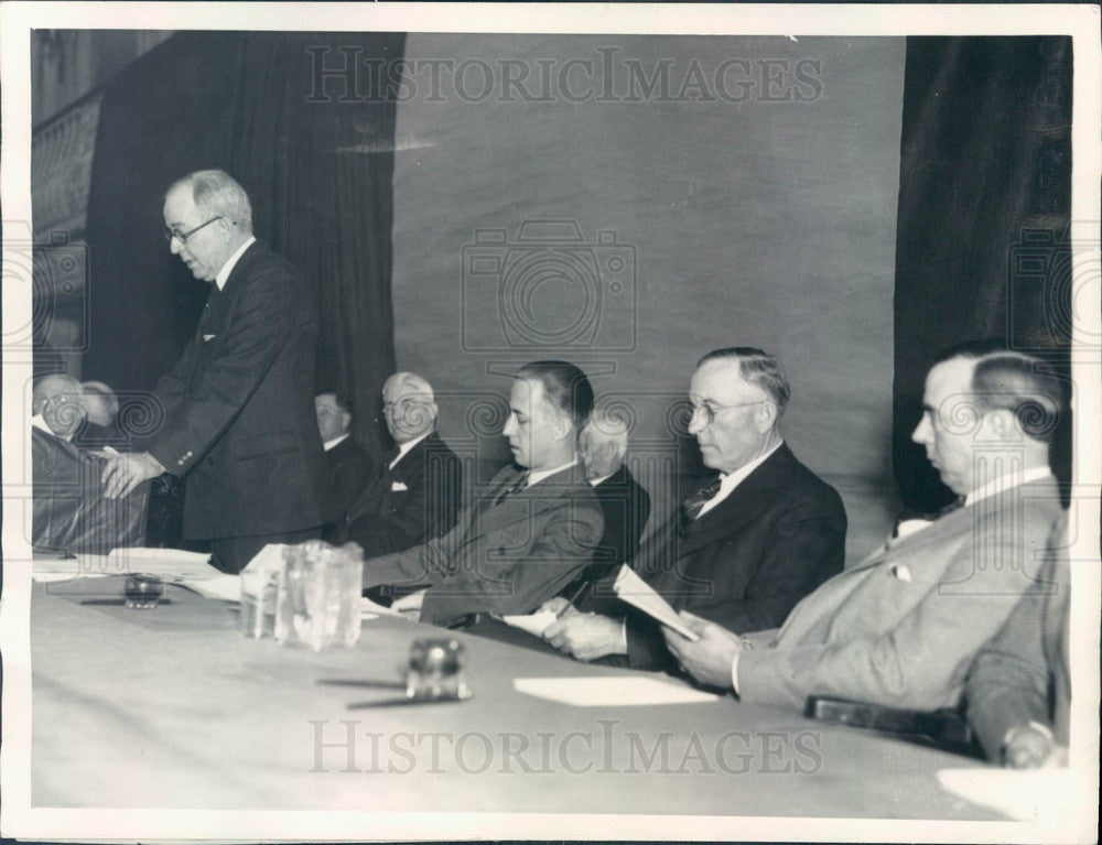 1933 American Farm Bureau Federation, President Edward O&#39;Neal Press Photo - Historic Images