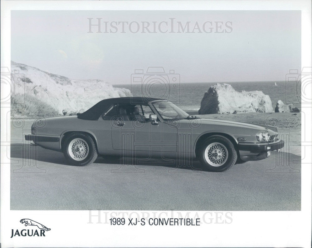 Undated Jaguar 1989 XJ-S Convertible Automobile Press Photo - Historic Images