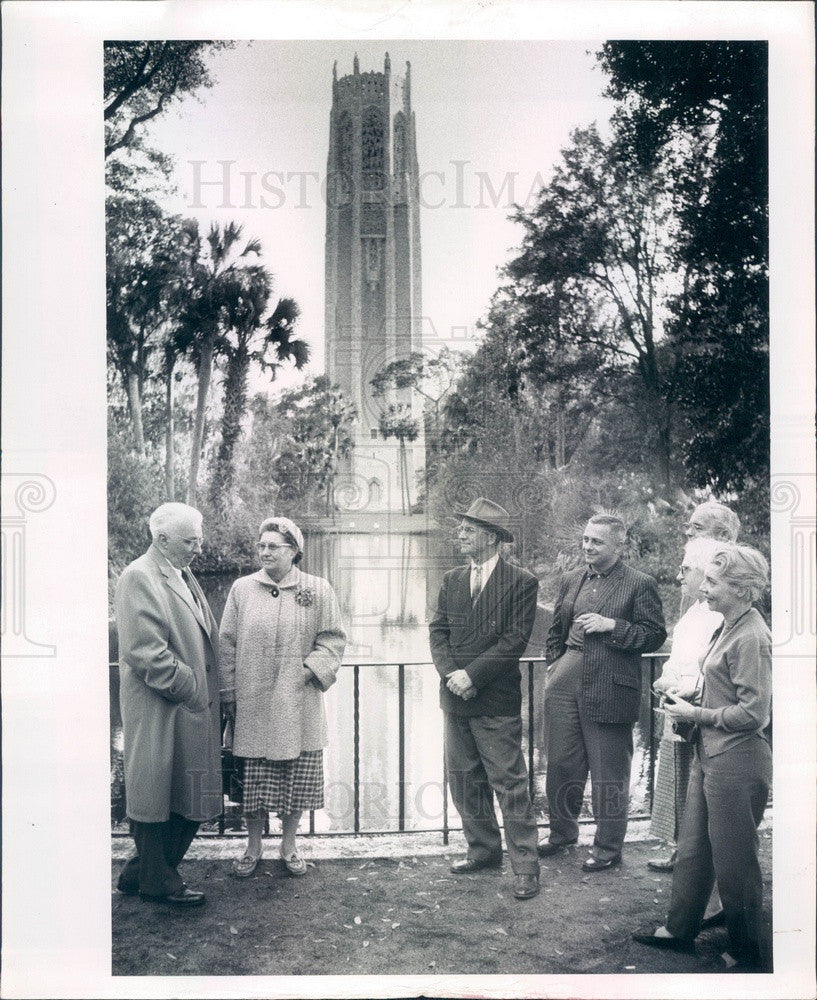 1958 Lake Wales, Florida Bok Singing Tower, Carillon Bell Tower Press Photo - Historic Images
