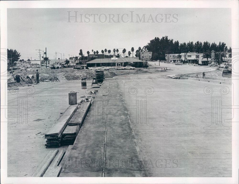 1960 Clearwater, Florida Marianne St/Mandalay Ave Construction Press Photo - Historic Images