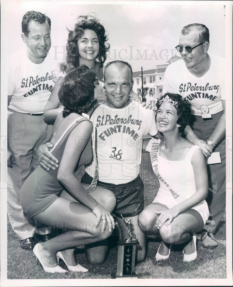 1963 St Petersburg, Florida Funtime Walkathon Winner Robert Miller Press Photo - Historic Images