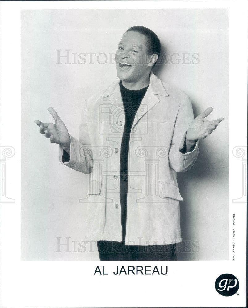 Undated American Jazz Singer Al Jarreau Press Photo - Historic Images