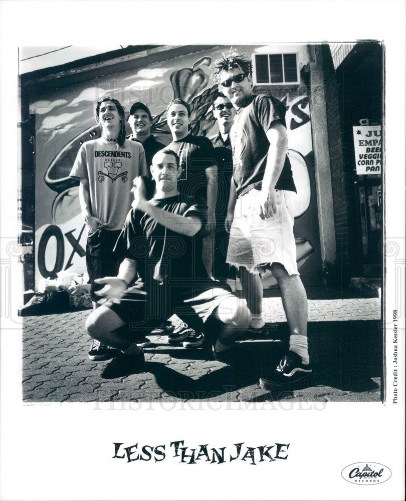 1998 American Ska Punk Band Less Than Jake Press Photo - Historic Images