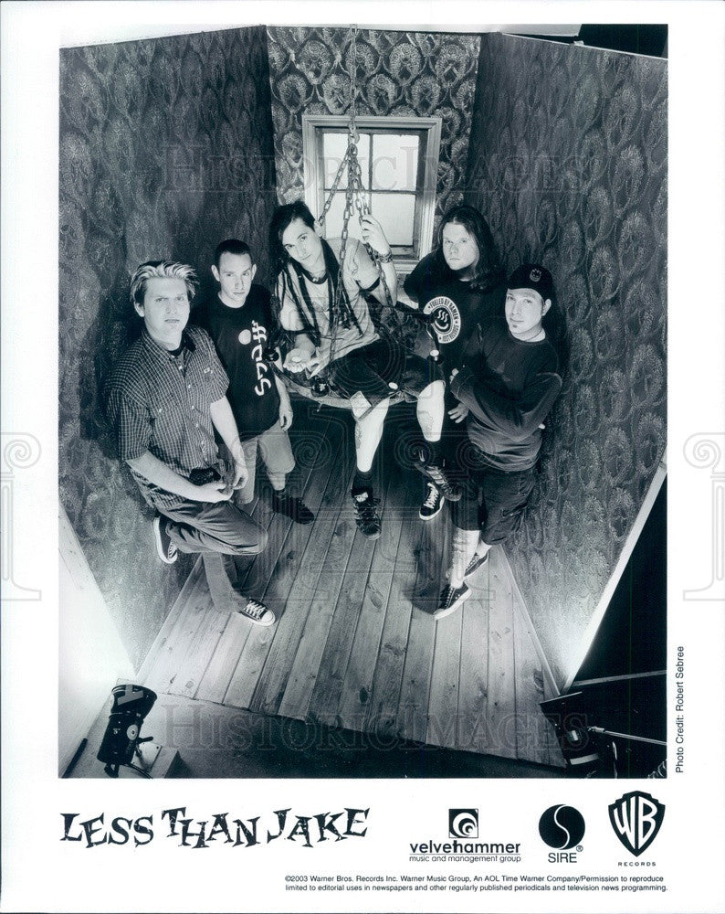 2003 American Ska Punk Band Less Than Jake Press Photo - Historic Images