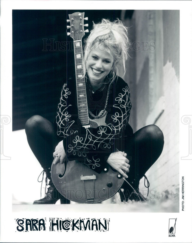 1994 Rock/Pop/Folk Music Singer/Songwriter/Artist Sara Hickman Press Photo - Historic Images