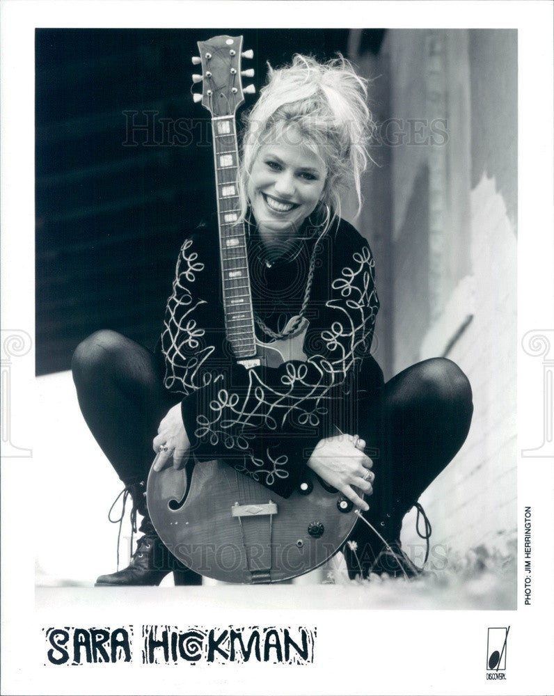 1995 Rock/Folk/Pop/Children's Music Singer Sara Hickman Press Photo - Historic Images