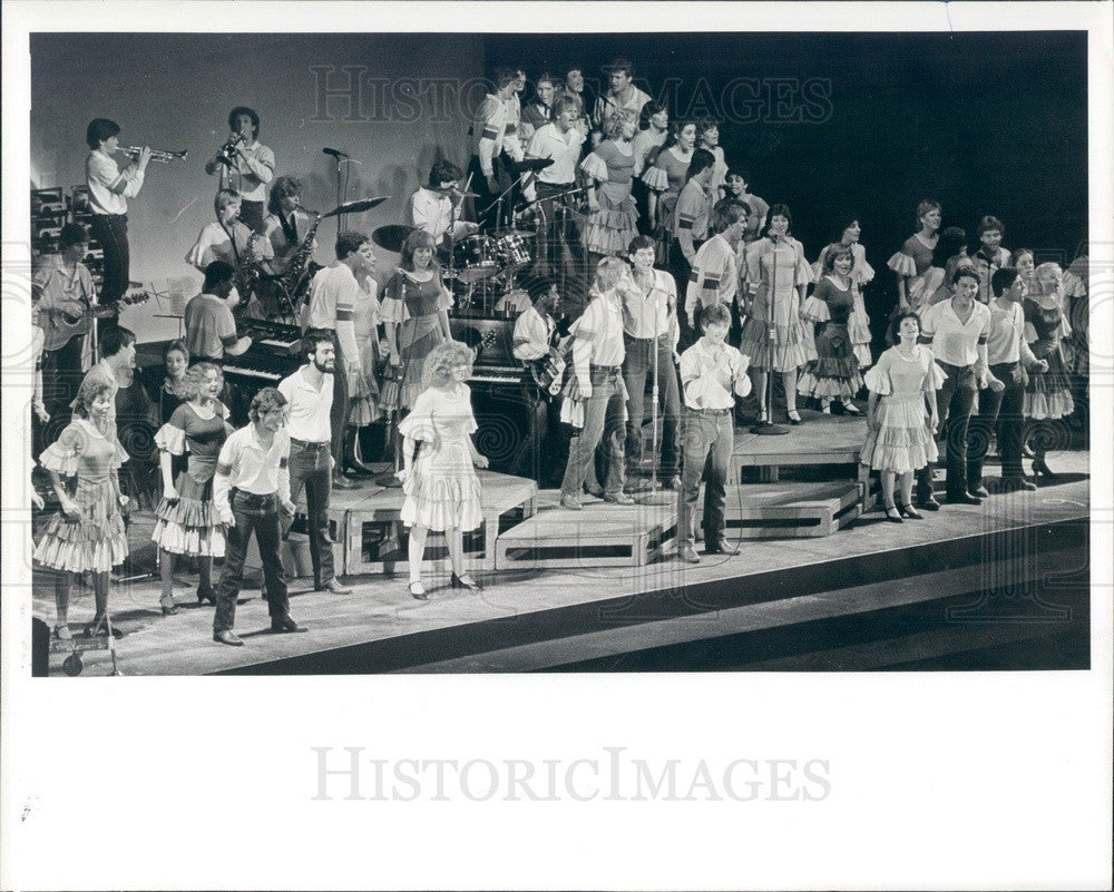 1984 Entertainers, Up With People Show Cast Press Photo - Historic Images