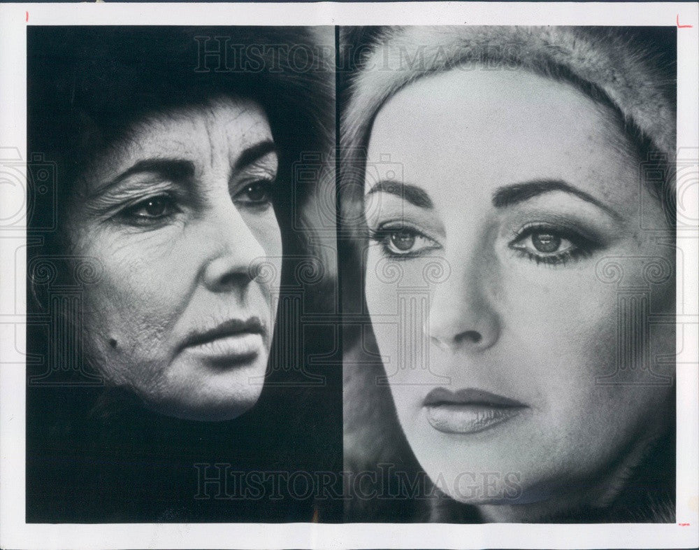 1978 Hollywood Actress Elizabeth Taylor in Film Ash Wednesday Press Photo - Historic Images
