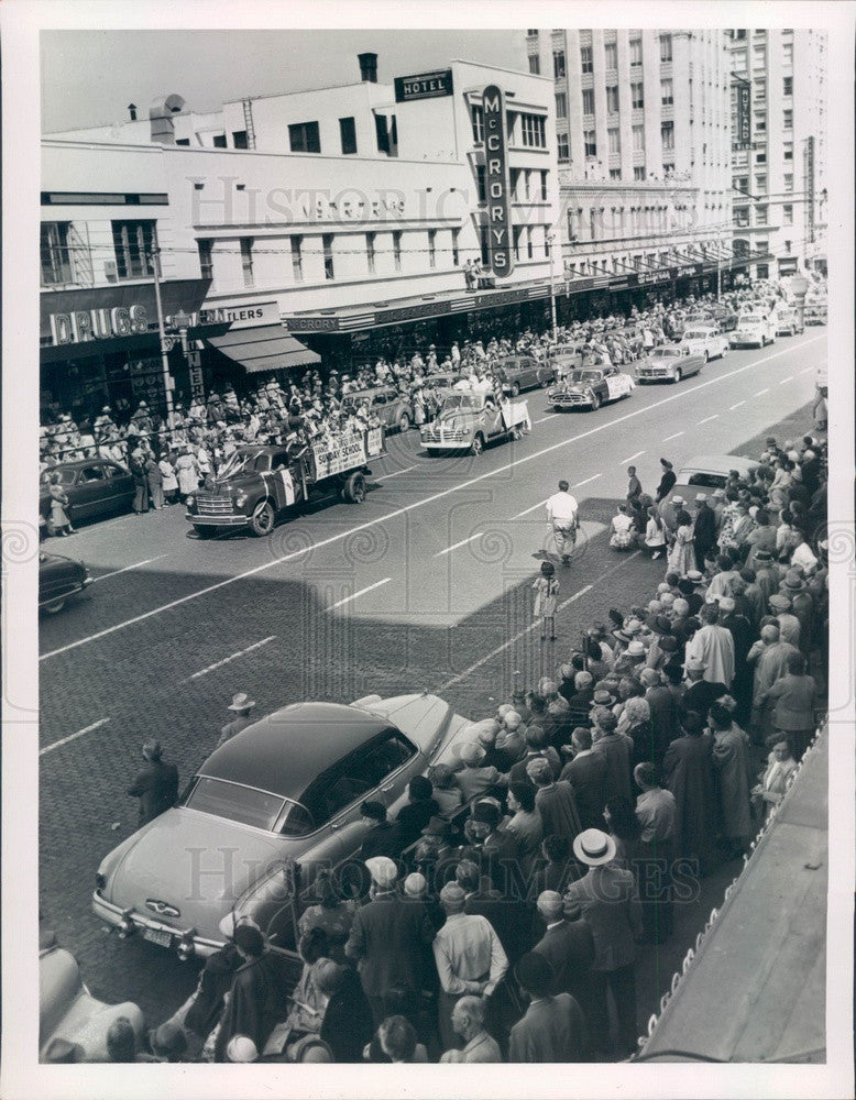 Undated St Petersburg, Florida Sunday School Parade Press Photo - Historic Images