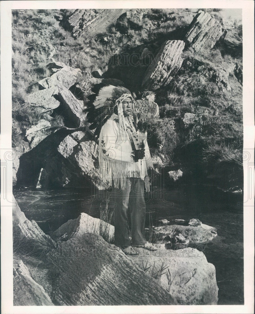 1960 Thermopolis, WY Mineral Hot Spring Bah-Gue-Wana &amp; Shoshone Press Photo - Historic Images