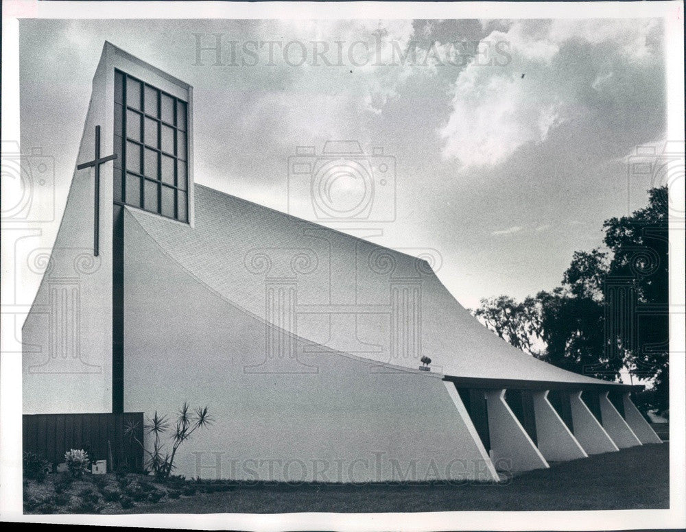 1975 Clearwater, Florida Grace Lutheran Church Press Photo - Historic Images