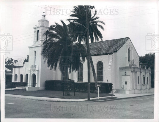1968 Dunedin, Florida First Presbyterian Church Press Photo - Historic Images