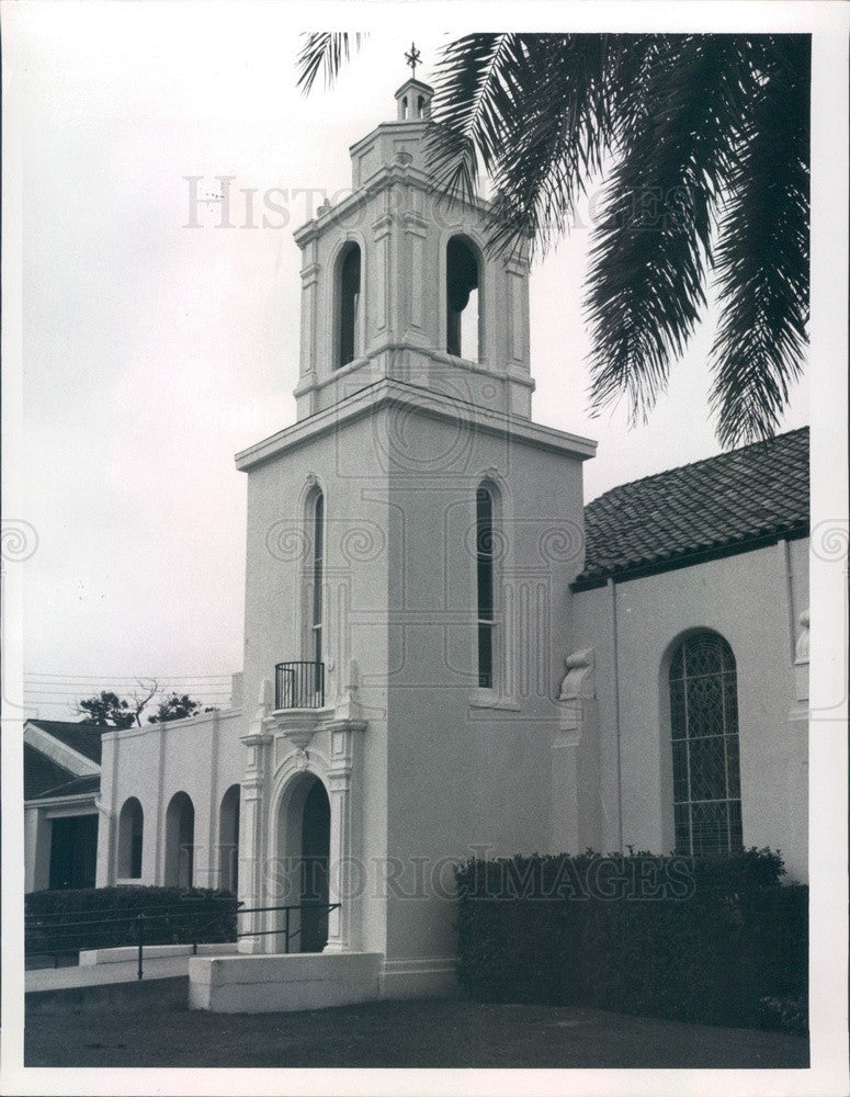 1968 Dunedin, Florida First Presbyterian Church Press Photo - Historic Images